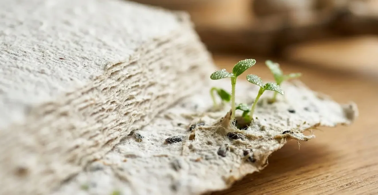 Nature morte avec calendrier perpétuel et plante en croissance sur bureau