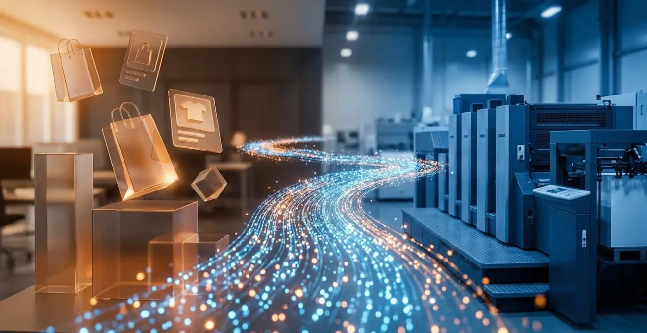 Connexion API entre plateforme e-commerce et système d'impression